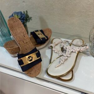 Michael Kors Sandal Bundle Includes Two Pairs of US Women’s Size 8